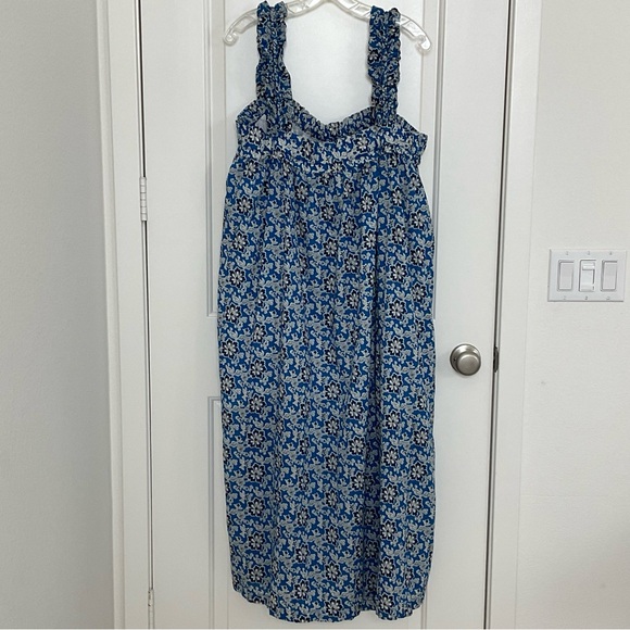 J. Crew Cotton Voile Ruffle Trim Shift Midi Dress XXL - Picture 15 of 16